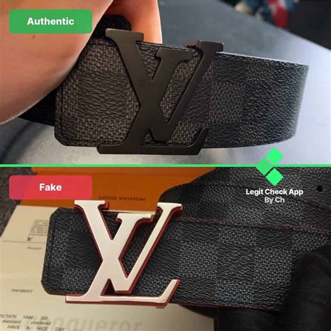 how to spot a fake louis vuitton supreme belt|real louis vuitton damier belt.